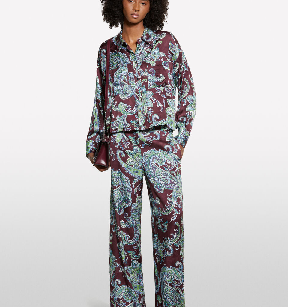 Πουκάμισο με σχέδια paisley - πουκάμισα γυναικεία - Πολύχρωμο | Sisley image number 1